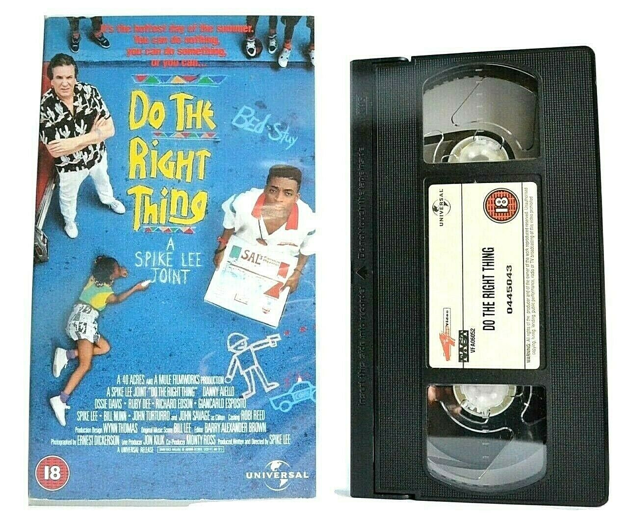 Do The Right Thing: Spike Lee Joint - Tragicomedy - Samuel L.Jackson - Pal VHS-