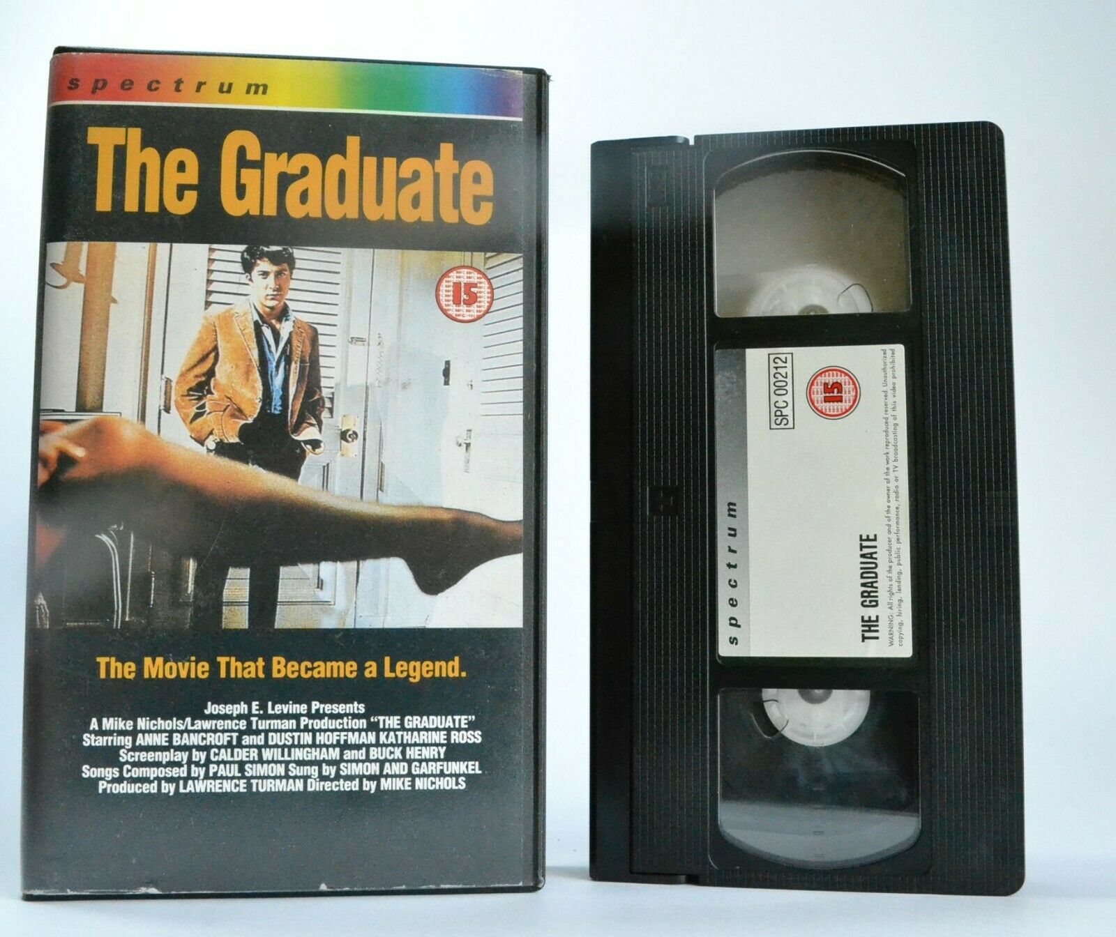 The Graduate (Spectrum): (1967) Romantic Drama Comedy - Dustin Hoffman - Pal VHS-