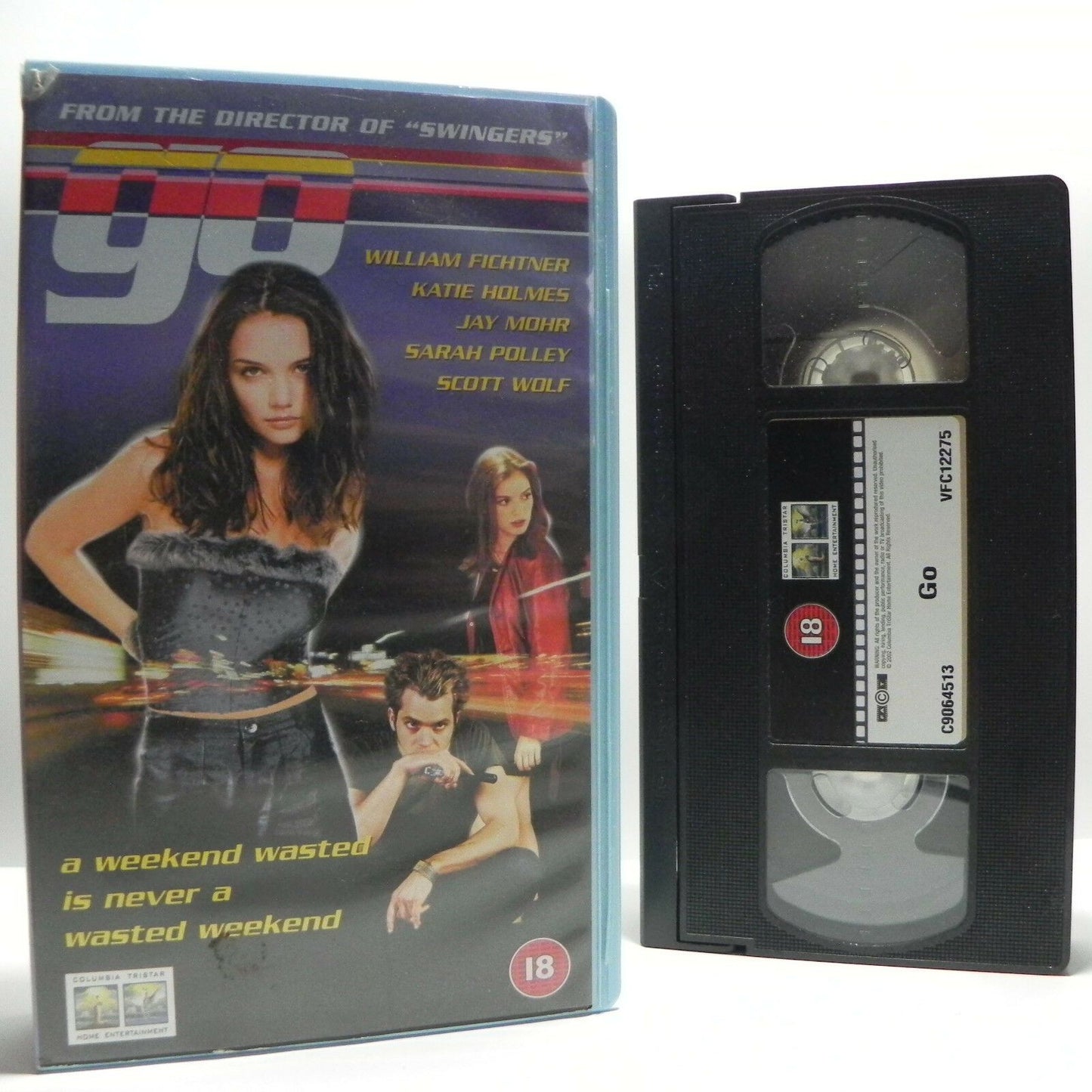 Go - Columbia Tristar - Cert (18) - Katie Holmes - Sarah Polley - Retro Pal VHS-