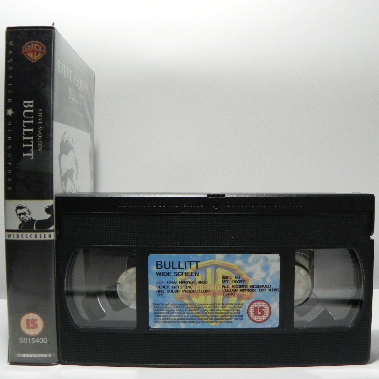 Bullitt: Steve McQueen - (1968) Classic Masterpiece - Widescreen - Pal VHS-