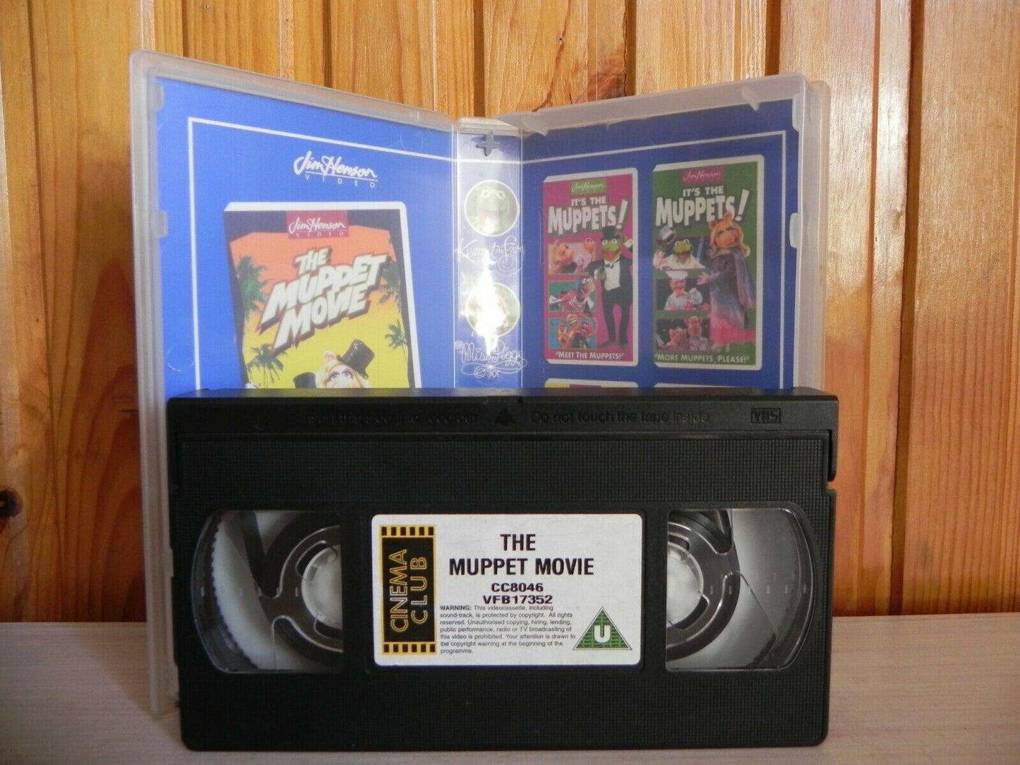 THE MUPPET MOVIE - HOLLYWOOD - KIDS VIDEO VINTAGE - JIM HENSON - MOVIE - PAL VHS-