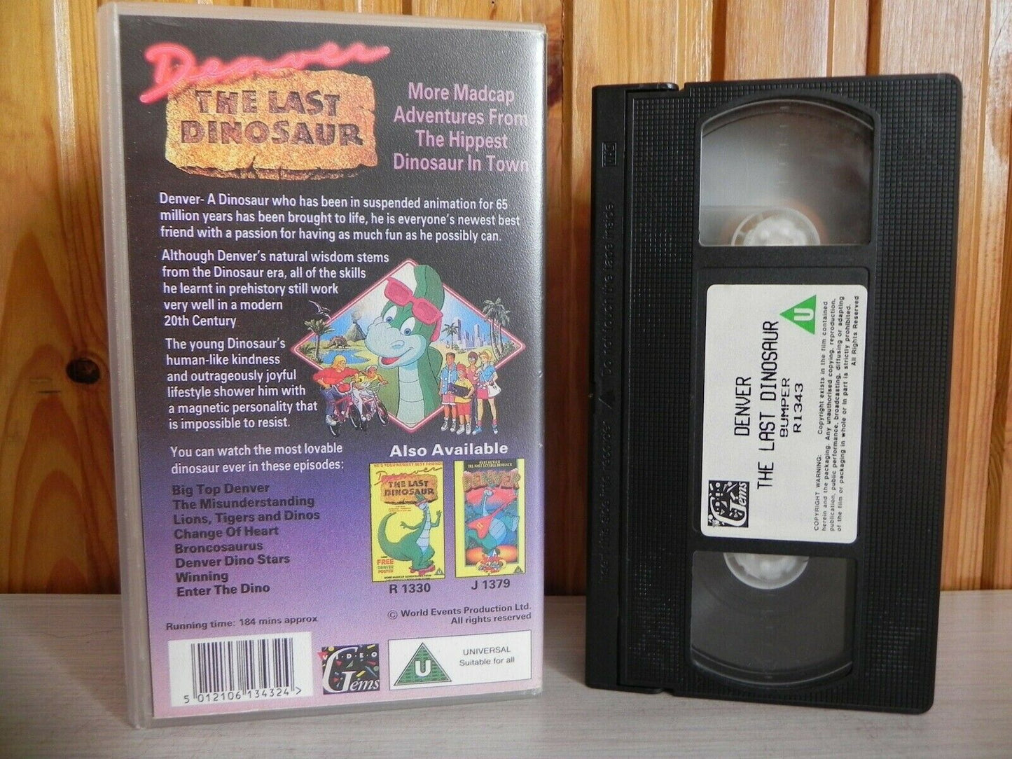 Denver The Last Dinosaur - 3 Hours - Bumper Edition - 8 Episodes - Cartoon - VHS-