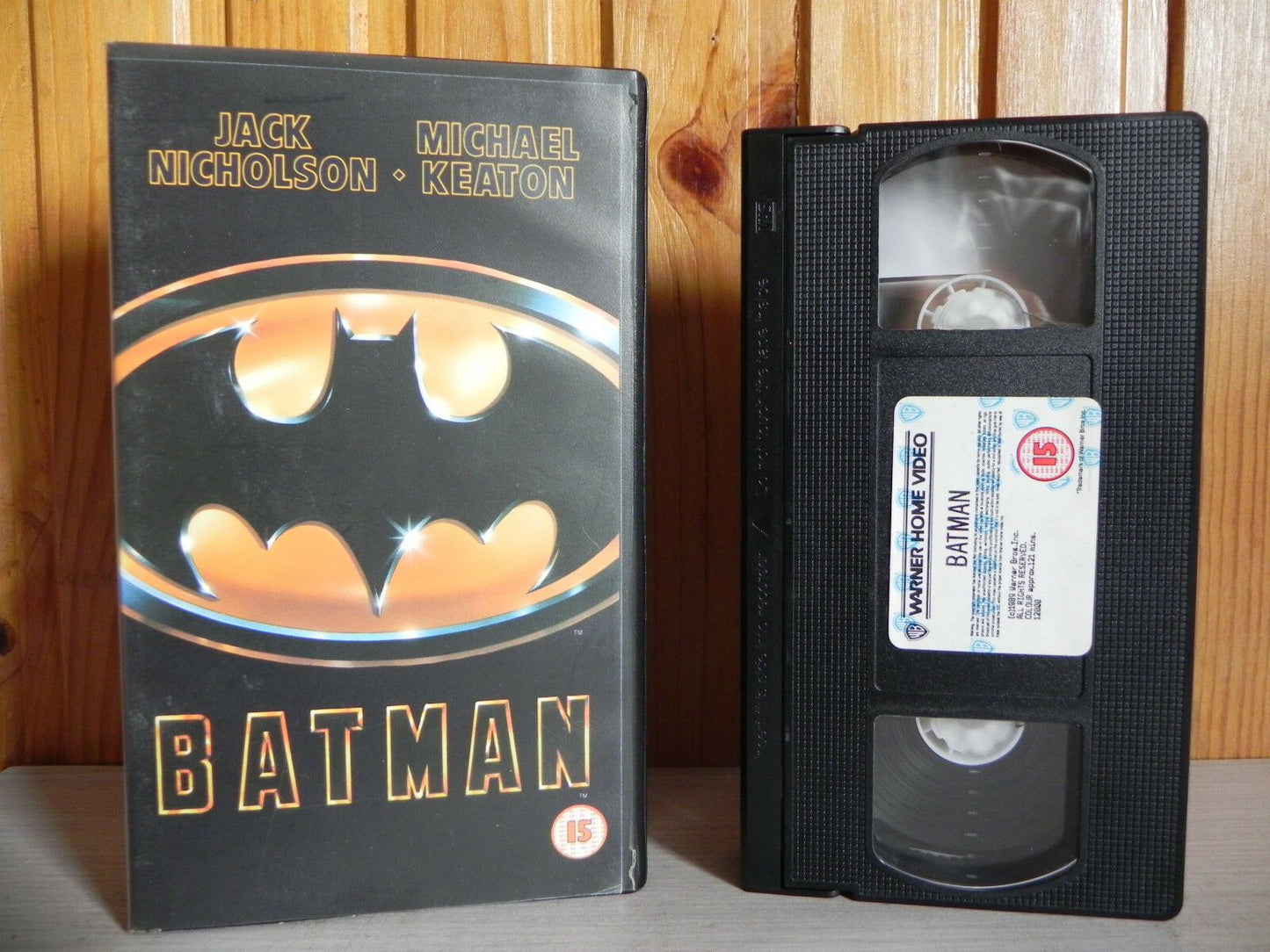 Batman; [Warner] Small Box - Action - Jack Nicholson / Michael Keaton - Pal VHS-