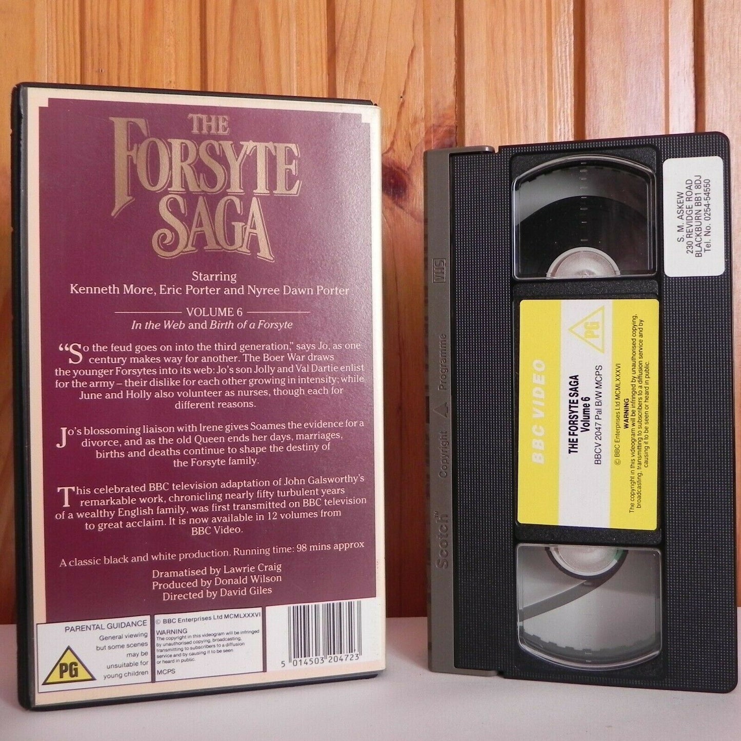 The Forsythe Saga - Volume 6 - In The Web - Classic TV Drama - Pal VHS-