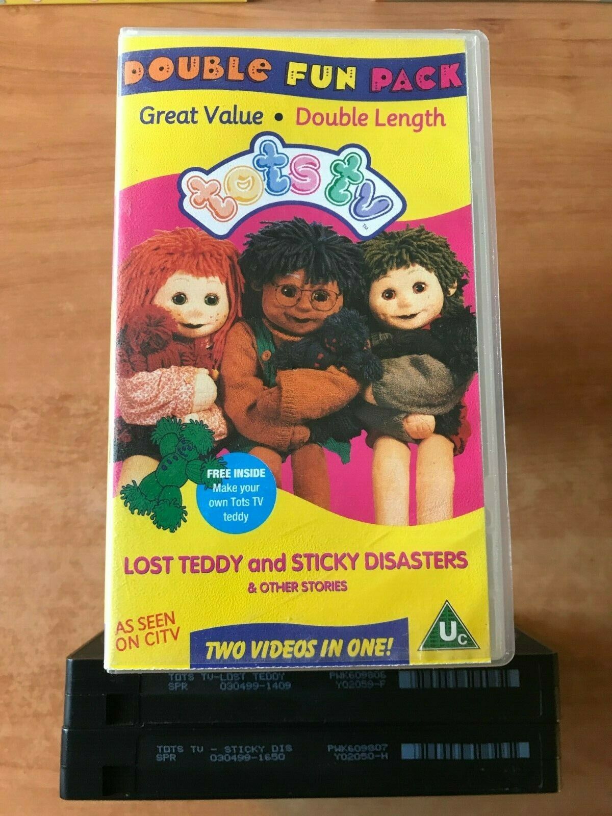 Tots TV; [Double Length]: Lost Teddy (Poster Included) Ragdolls - Kids - Pal VHS-