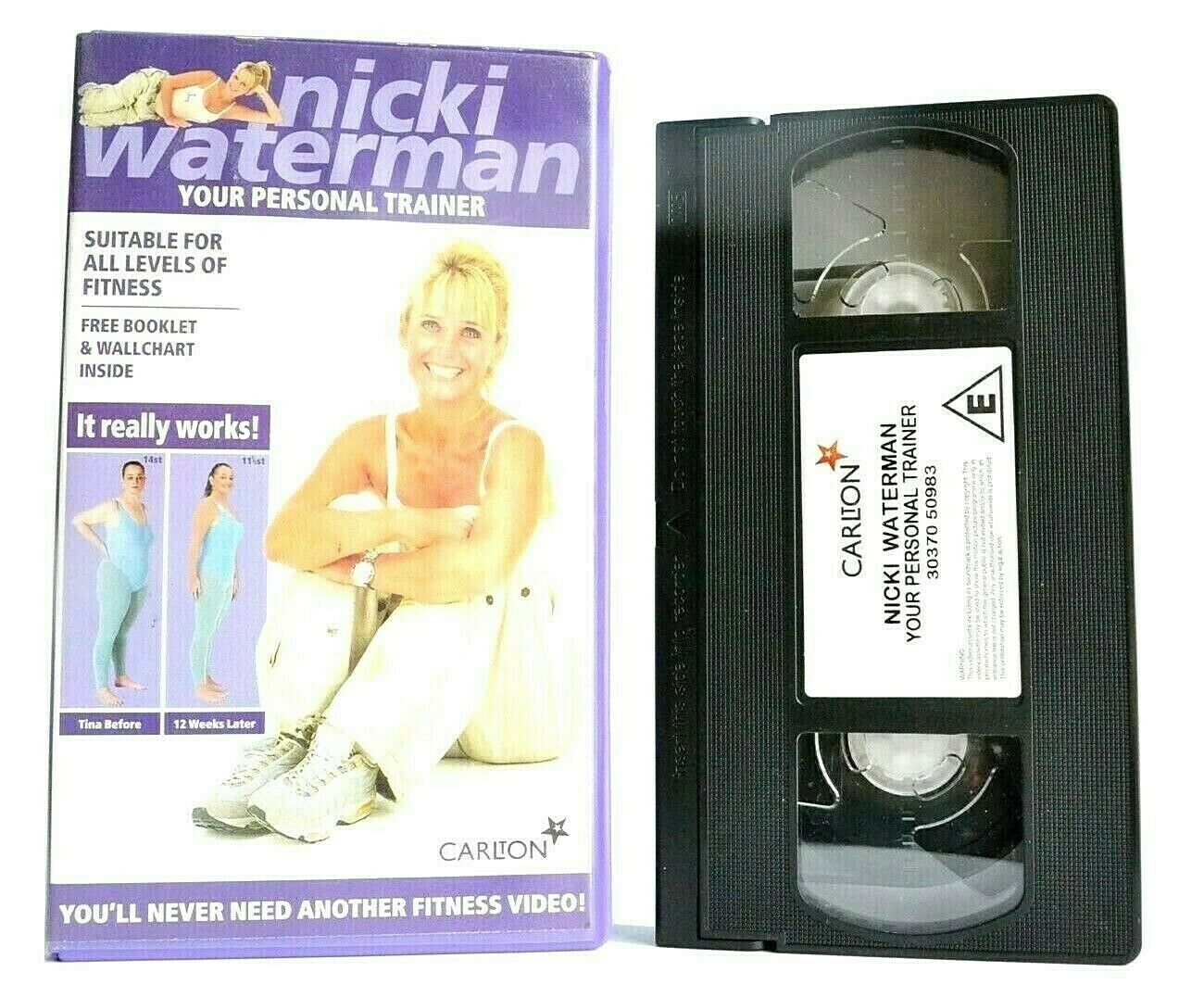 Your Personal Trainer: By Nicki Waterman - Fitness Video - Body Shape - Pal VHS-