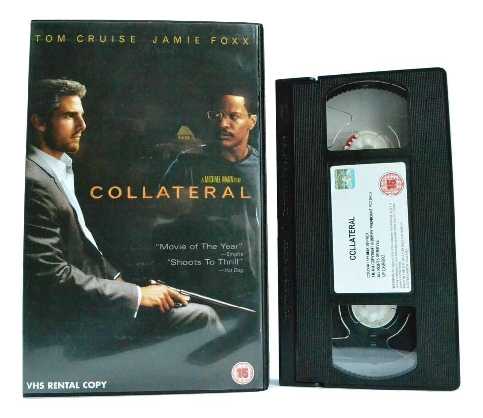 Collateral: Film By M.Mann - Neo-Noir Thriller - Tom Cruise/Jaime Foxx - Pal VHS-