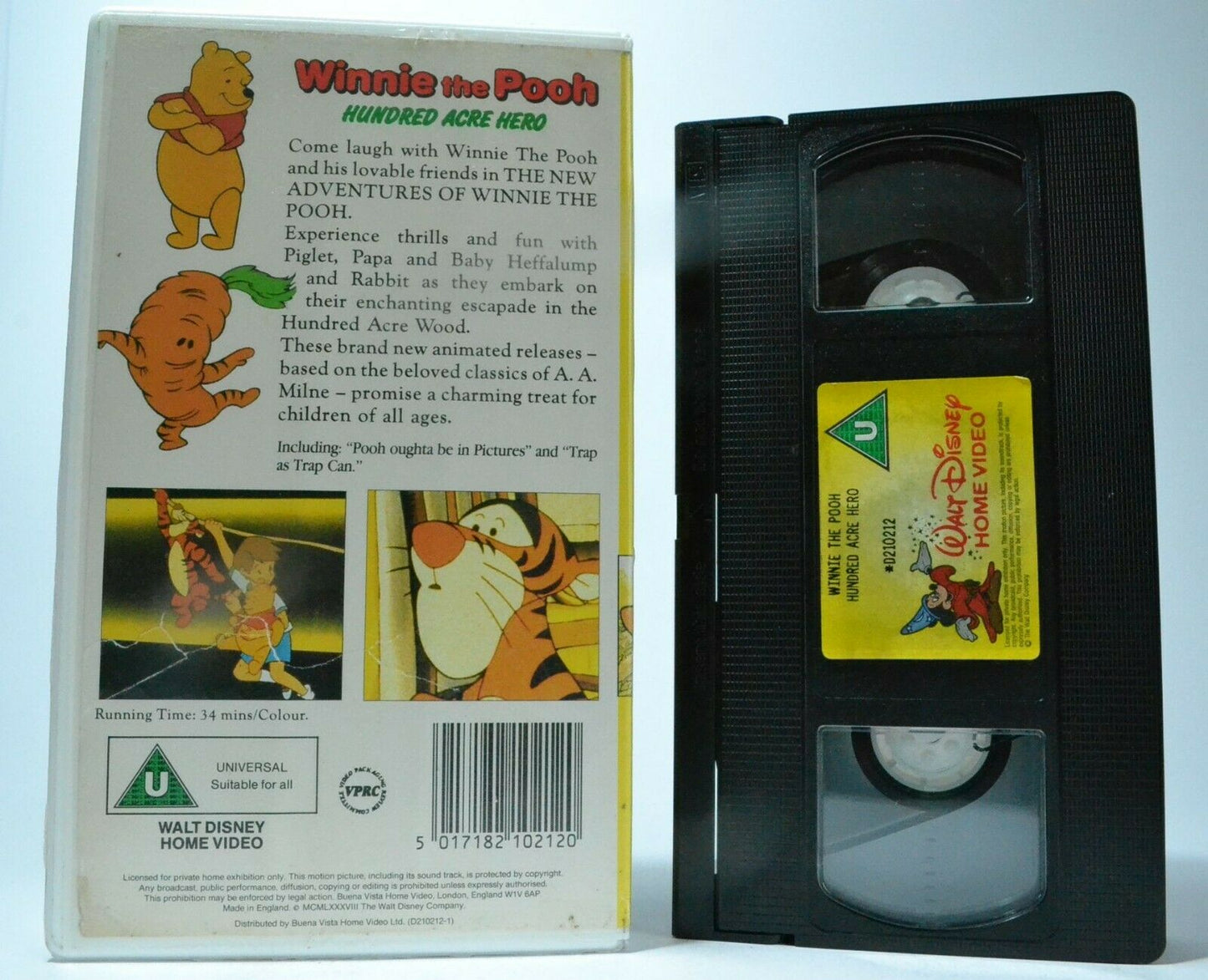 Winnie The Pooh: Hundred Acre Hero [Walt Disney] Animated - Children's - Pal VHS-