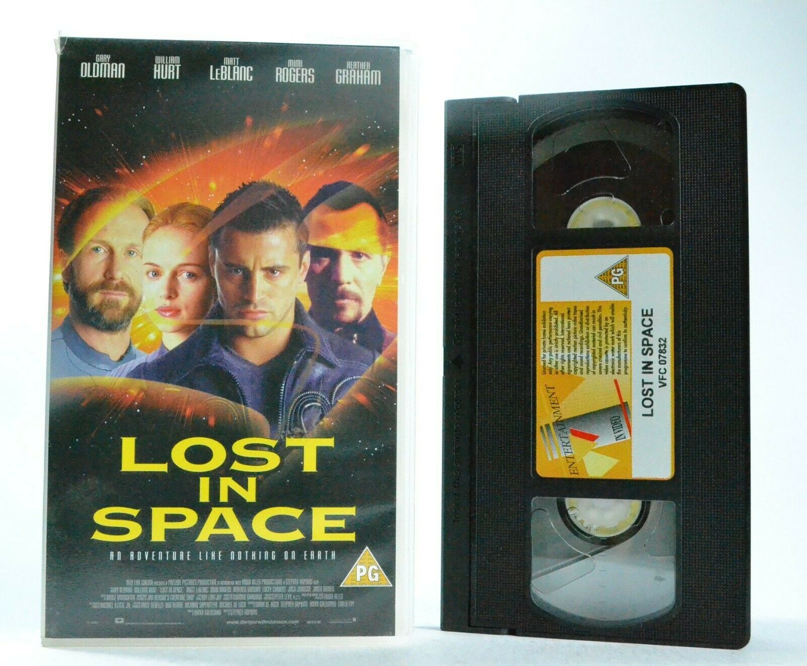 Lost In Space (1998) - Sci-Fi Adventure - Gary Oldman/William Hurt - Pal VHS-
