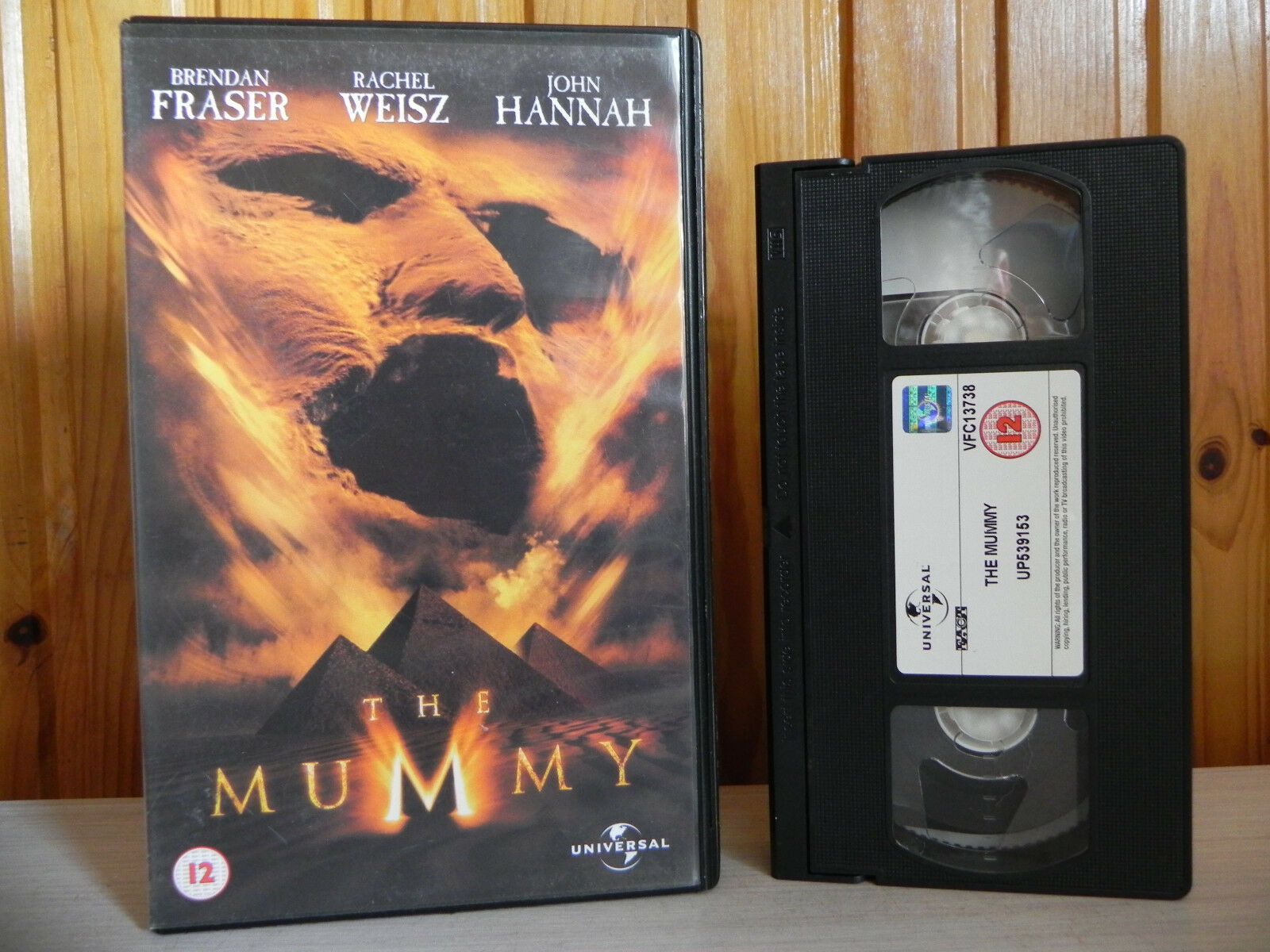 The Mummy (1999): Action Adventure [Large Box] Rental - Brendan Fraser - Pal VHS-