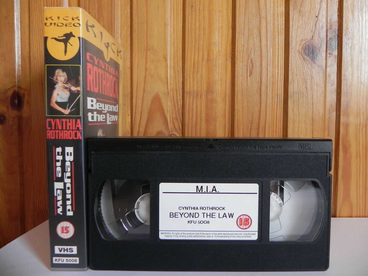 Beyond The Law - Kick Video - Martial Arts - Deadly Revenge - Pal VHS-
