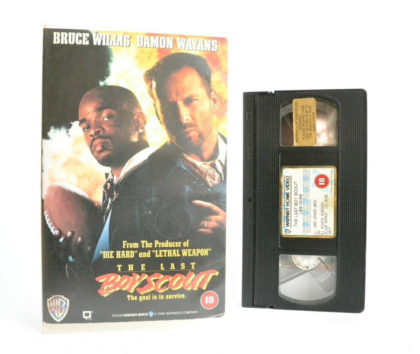 The Last Boy Scout: Bruce Willis - Film By T.Scott - Action - Large Box - VHS-