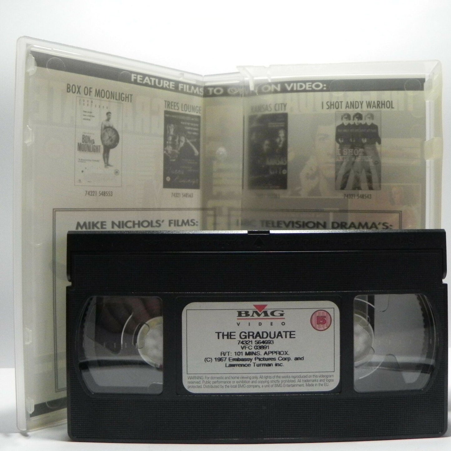 The Graduate: (1967) Classical - Comedy/Drama - A.Bancroft/D.Hoffman - Pal VHS-