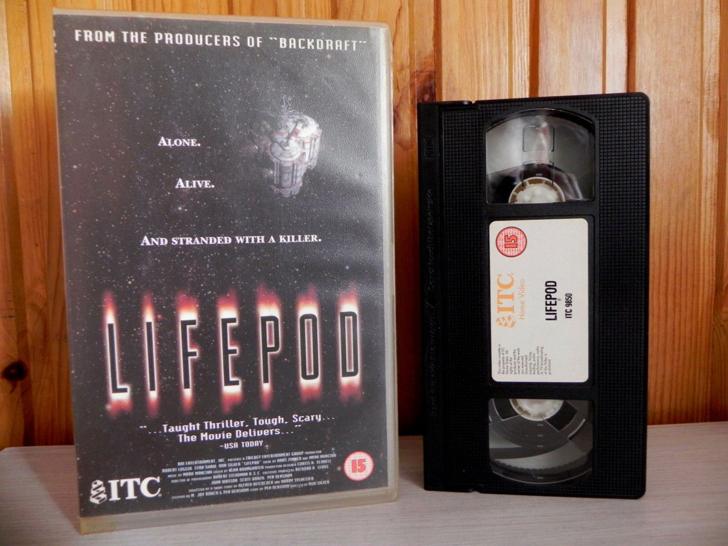Lifepod - Producers Of Backdraft - Big Box - Ex-Rental - Sci-Fi Video - OOP Pal VHS-