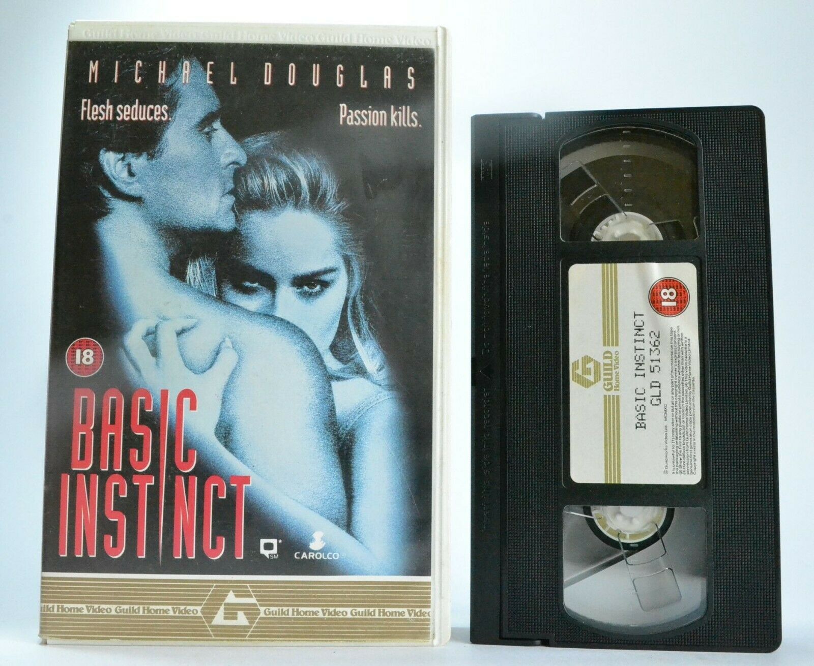 Basic Instinct (1992): Neo-Noir Erotic Thriller - Large Box - Sharon Stone - VHS-