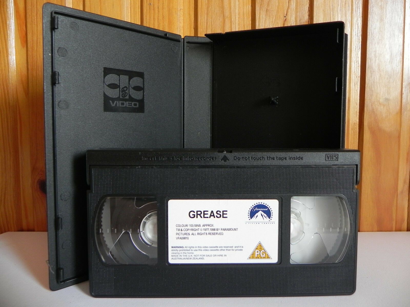 Grease (1978): Romantic Musical - Olivia Newton-John / John Travolta - Pal VHS-