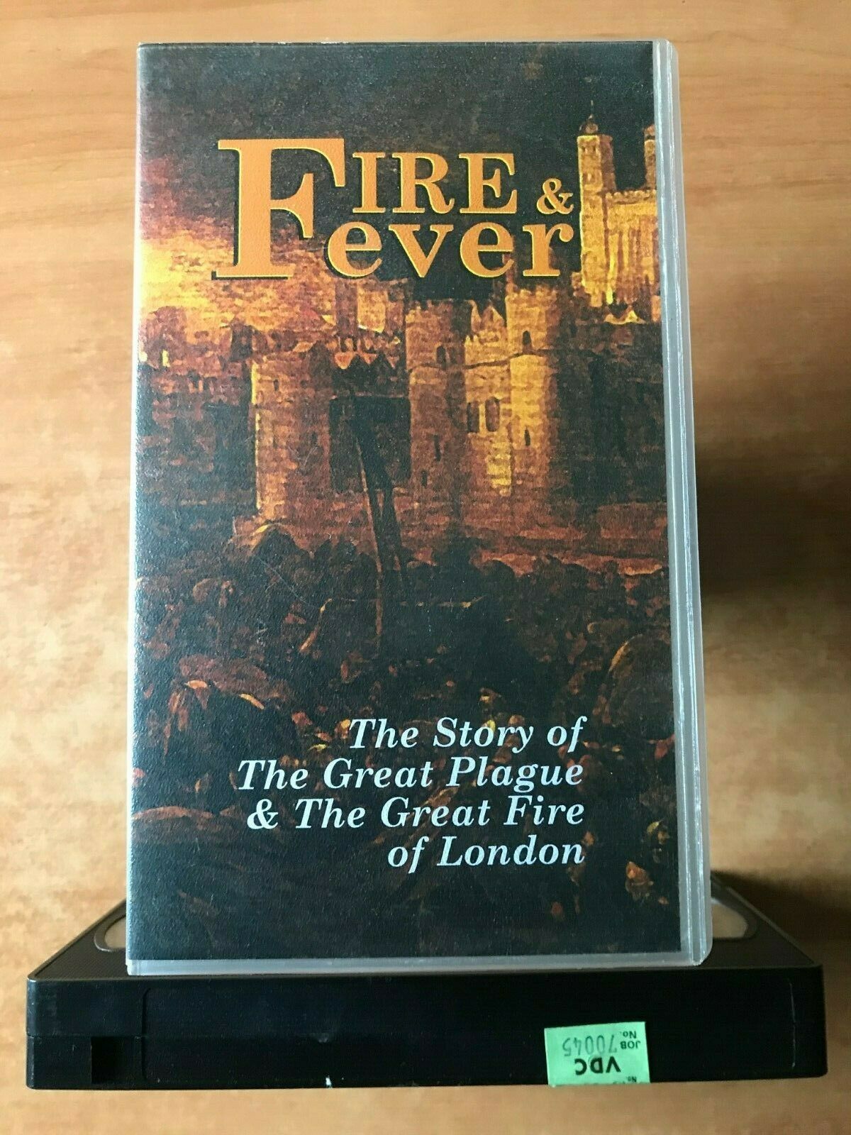 Fire & Fever: Great Plague / Great Fire [Story Of] London - Documentary - VHS-