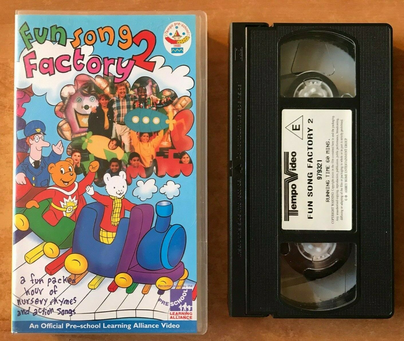 Fun Song Factory 2 - Singalong - Nursery Rhymes - Action Songs - Kids - Pal VHS-