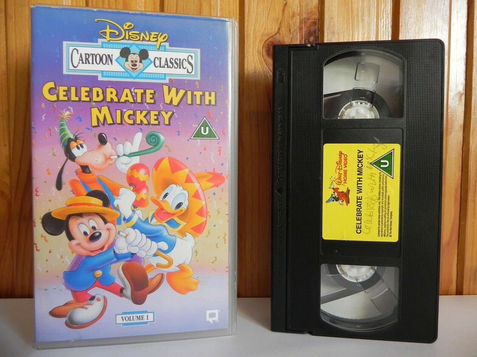 Celebrate With Mickey: Volume 1 - Disney Classic - Adventure - Fun - Kids - VHS-