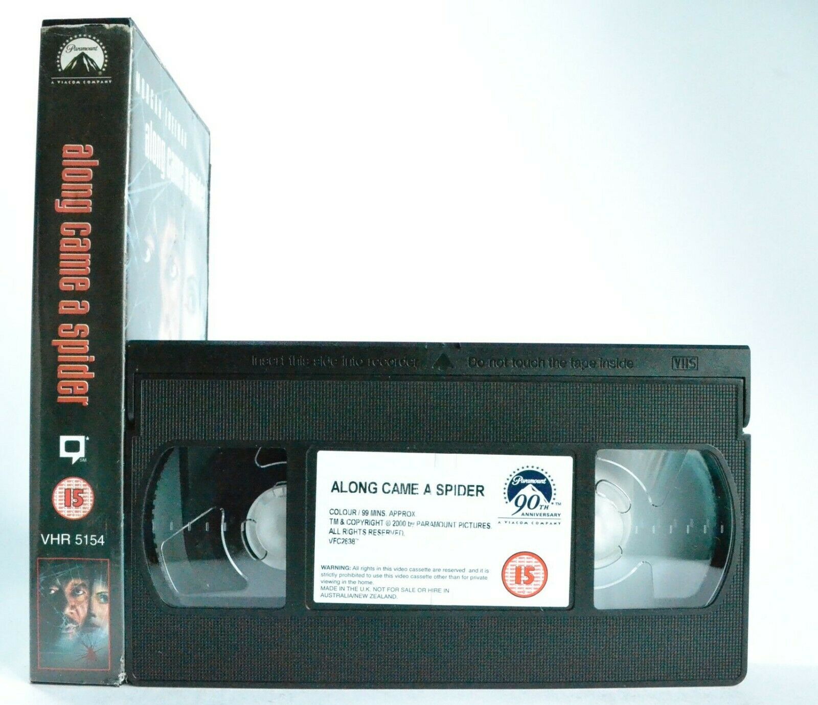 Along Came A Spider: Neo-Noir Thriller (2001) - Alex Cross Film Series - Pal VHS-