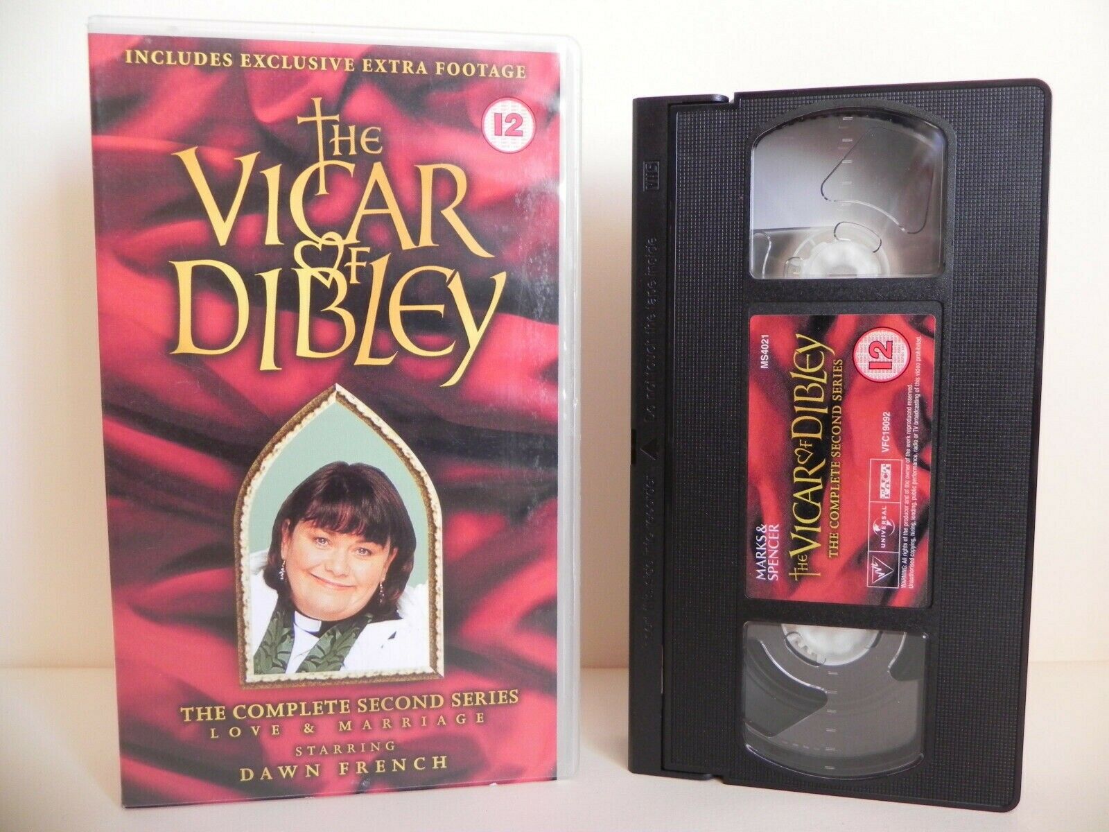 The Vicar Of Dibley - Mark & Spencer - Complete Second Series - T.V. - Pal VHS-