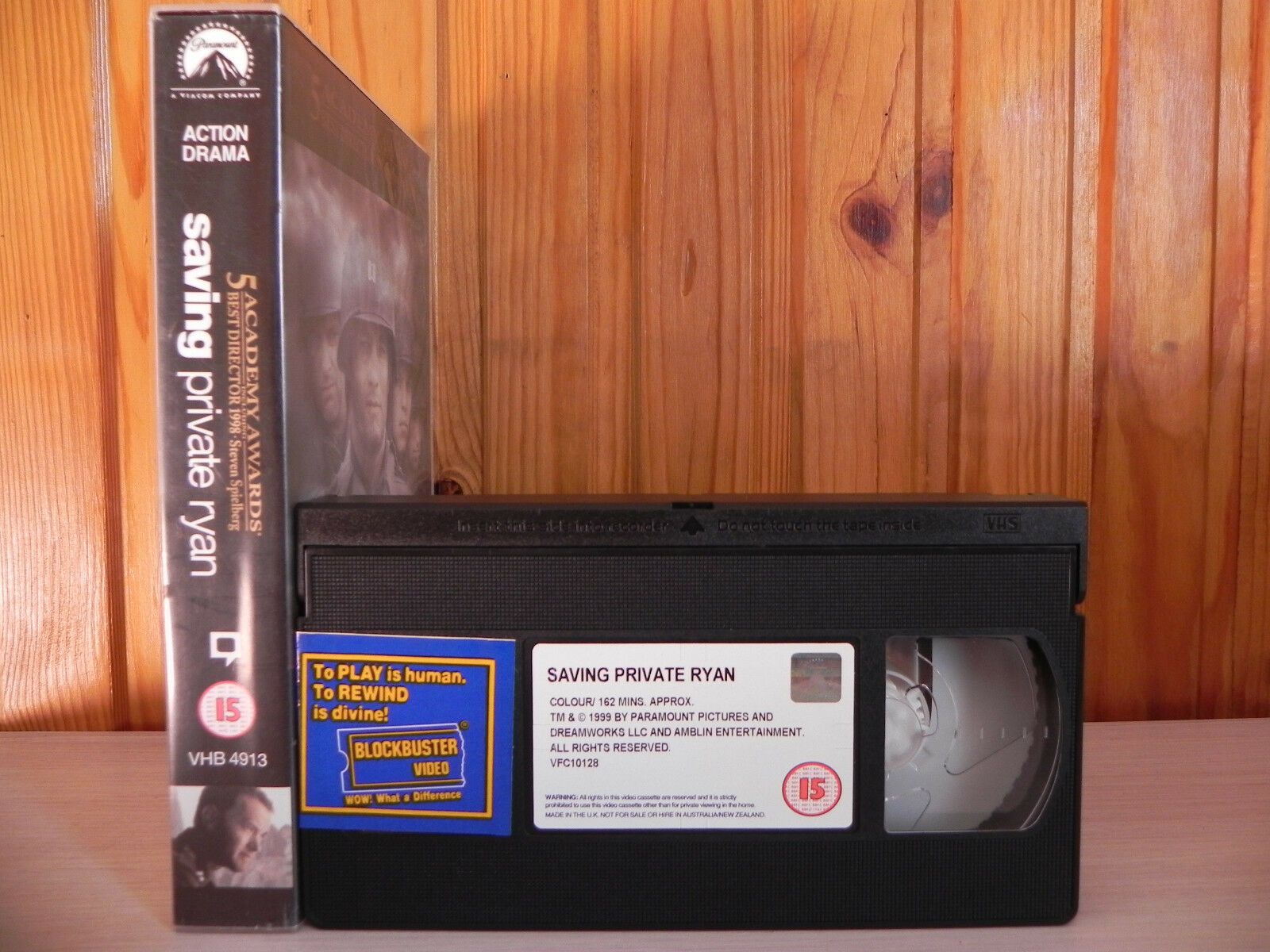 SAVING PRIVATE RYAN - 1999 Release - Ex-Rental - Mel Gibson - World War 2 - VHS-