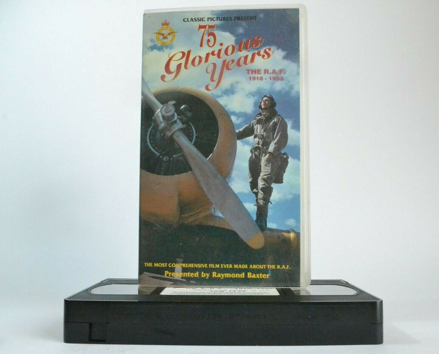 75 Glorious Years: The R.A.F. (1918-1993) - Raymond Baxter - World War 2 - VHS-