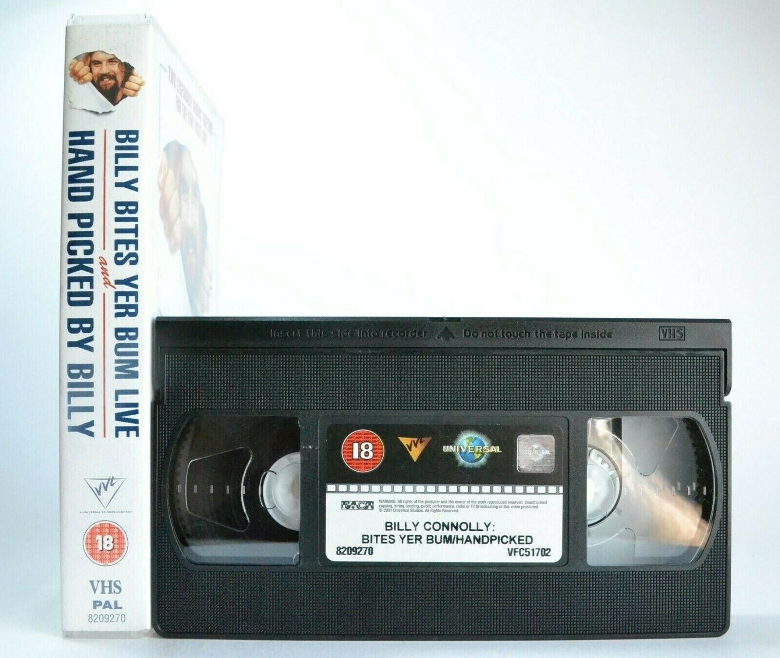 Billy Connolly: Bites Yer Bum (1980)/Handpicked (1981) - Live Comedy Shows - VHS-