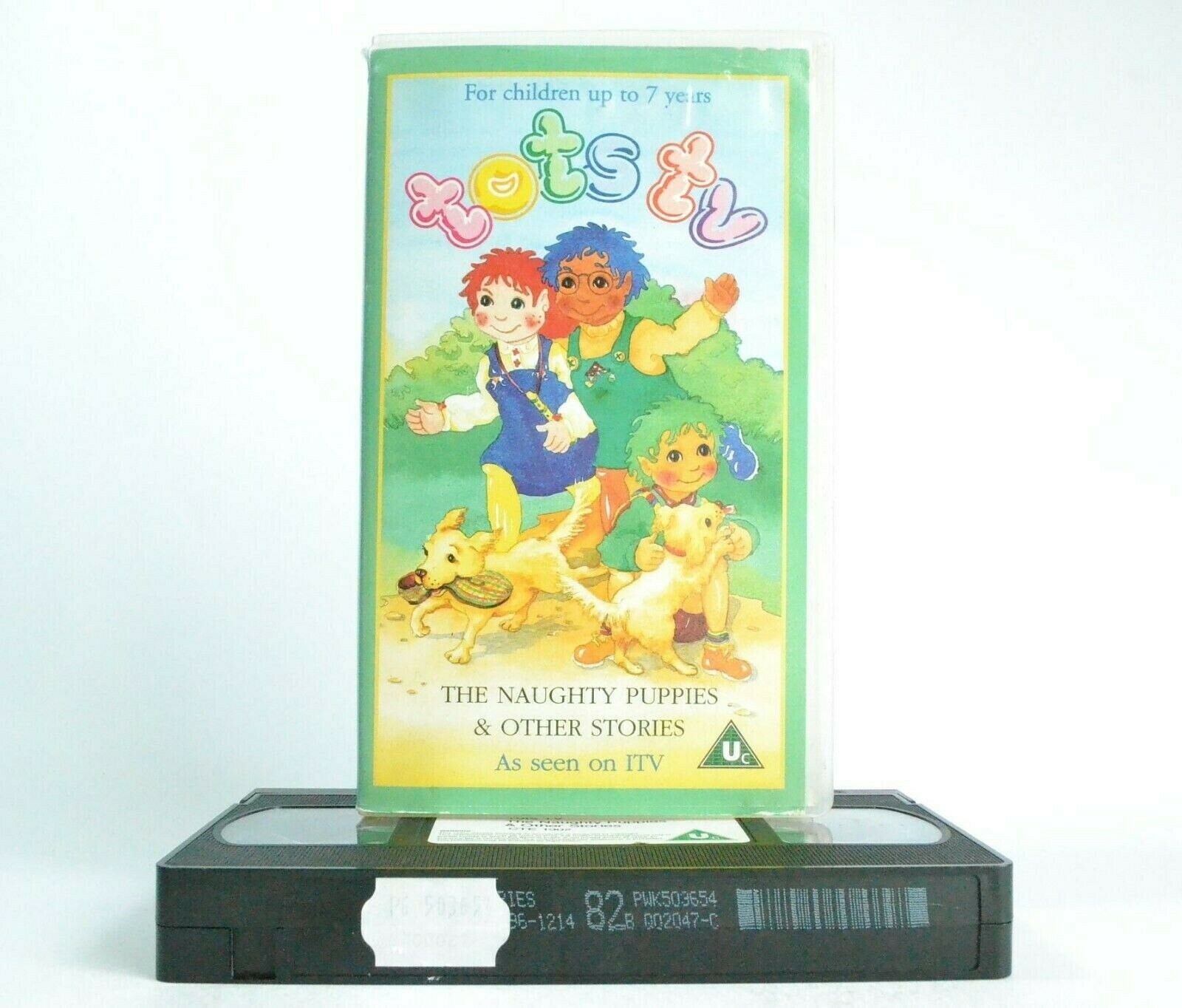 Tots TV: Naughty Puppies - Educational Adventure Ragdolls - Children's - Pal VHS-