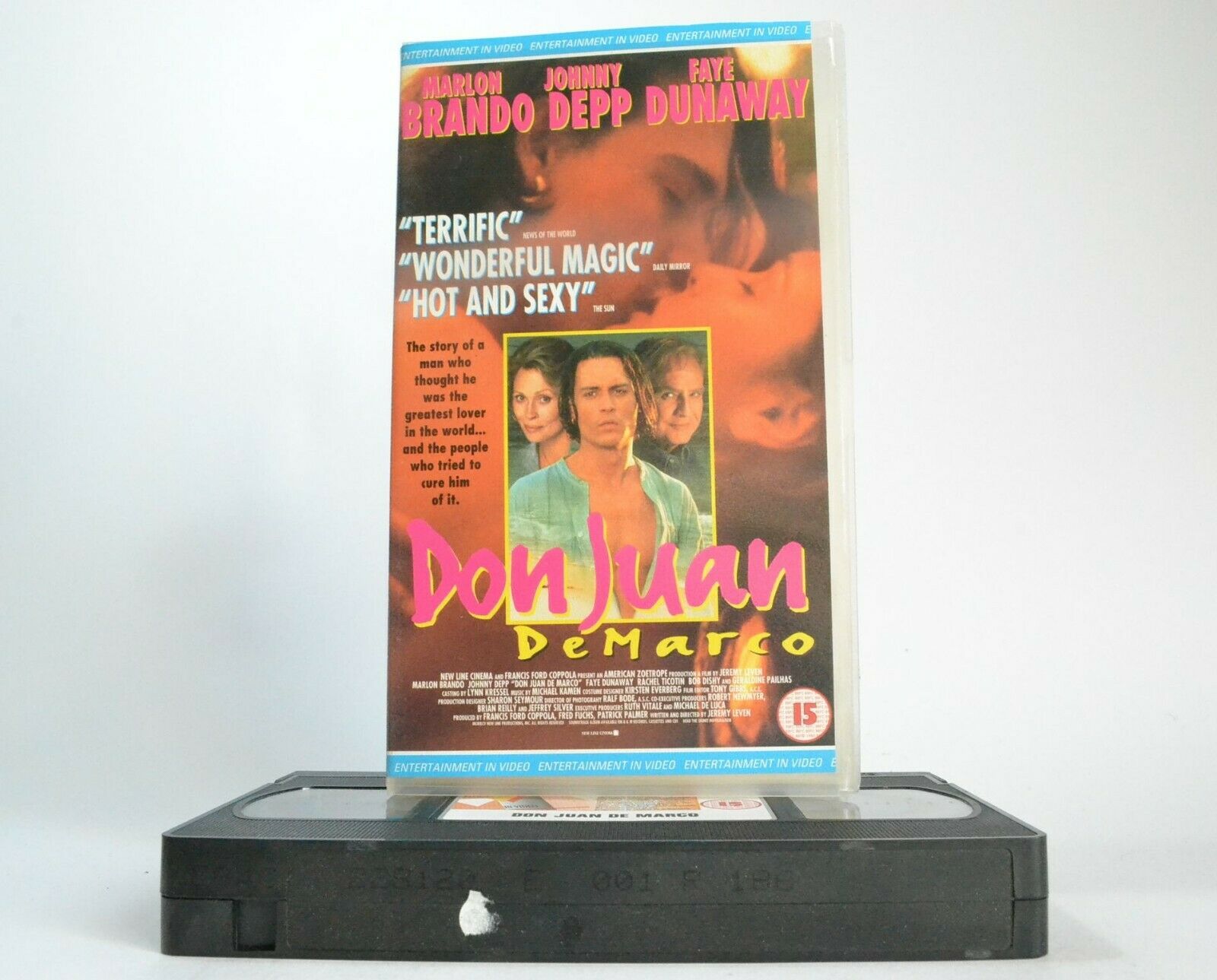 Don Juan de Marco (1994): Marlon Brando & Johnny Depp - Modern Romance - VHS-