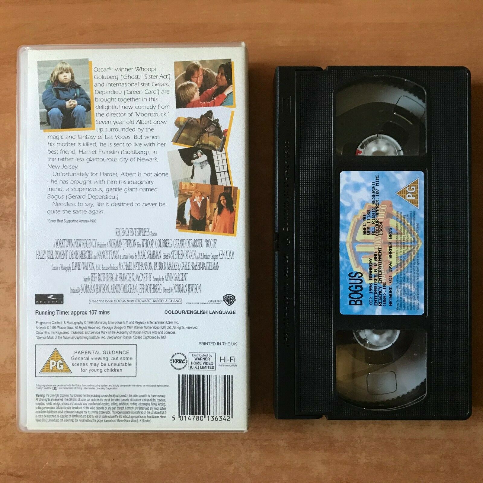 Bogus (1996): Fantasy Comedy - Whoopi Goldberg / Gerard Depardieu - Kids - VHS-