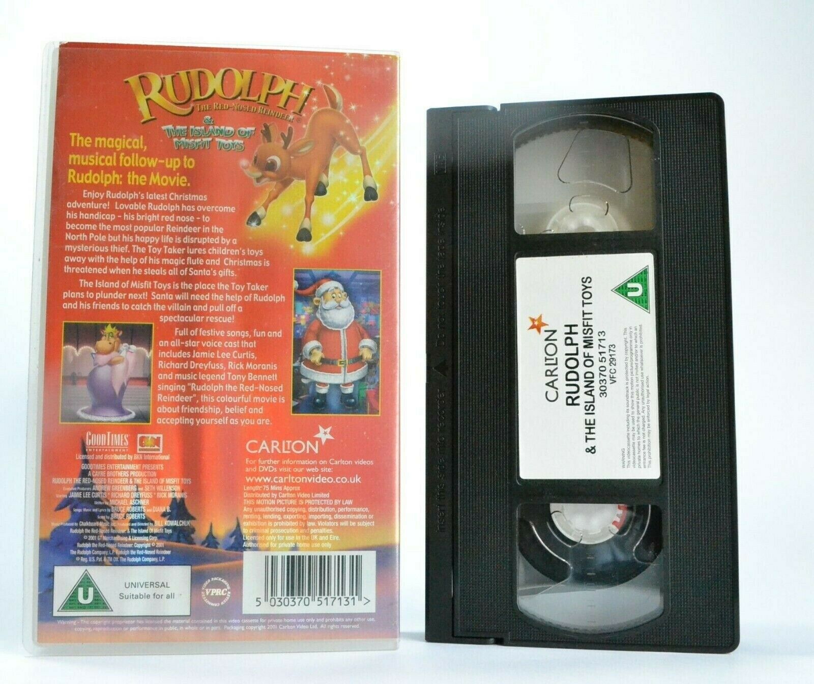 Rudolph And The Island Of Misfit Toys - Animated - Rick Moranis - Kids - Pal VHS-