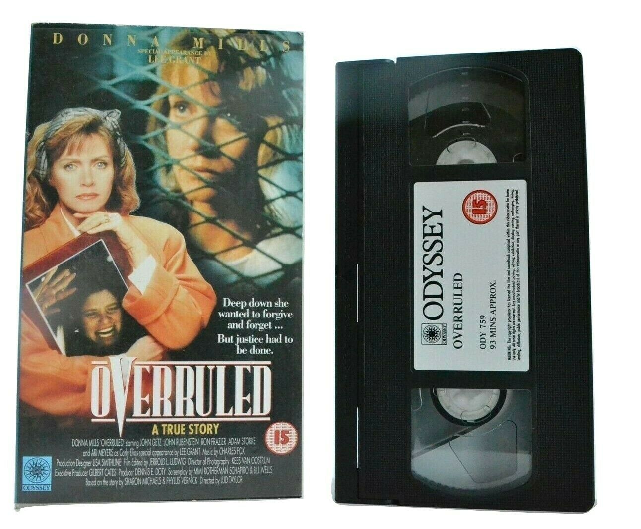 Overruled (Odyssey): (1992) TV Movie - True Story Drama - Donna Mills - Pal VHS-