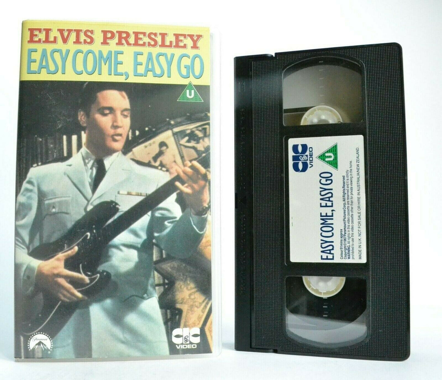 Easy Come, Easy Go (1967): Elvis Presley 23rd Film - Musical Comedy - Pal VHS-