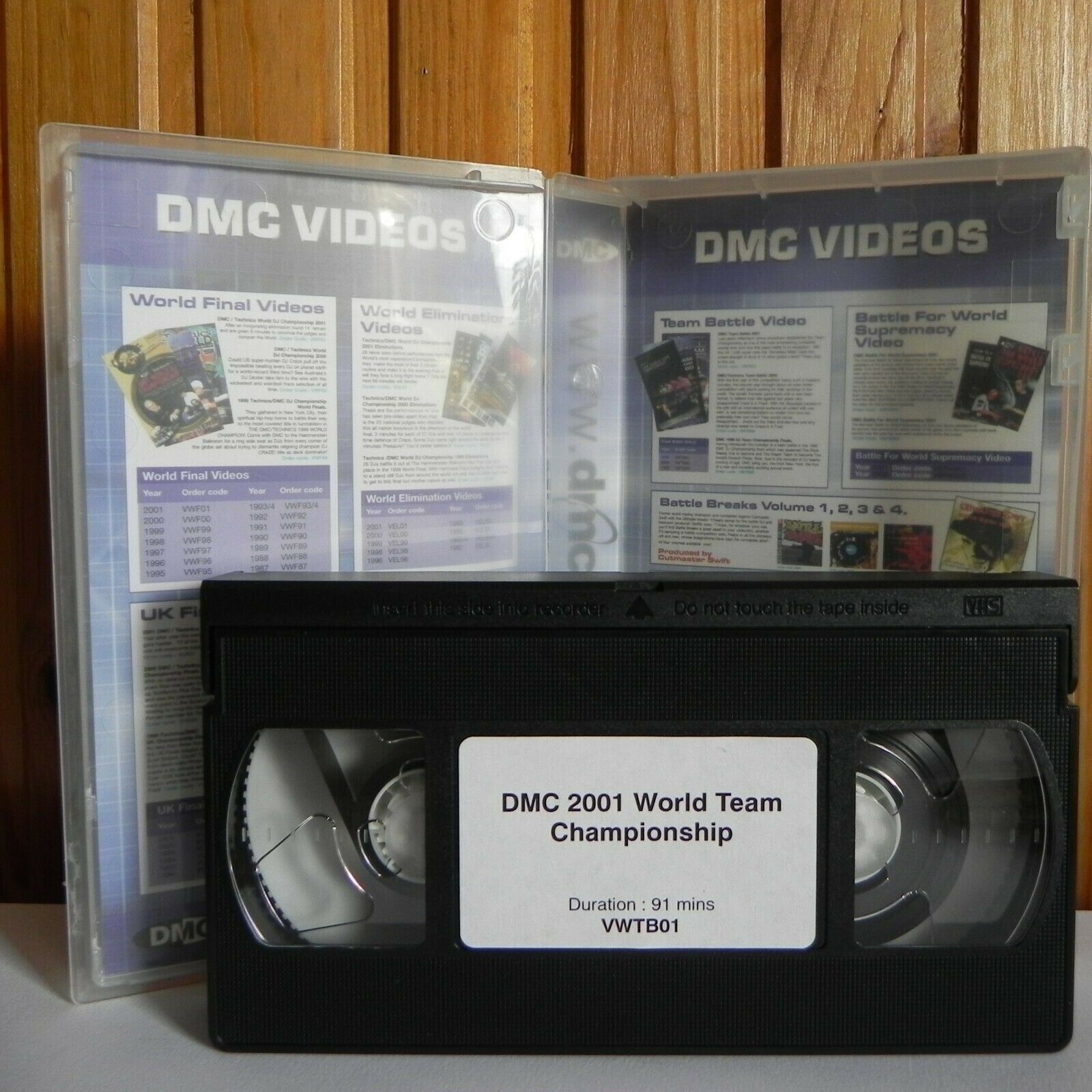 DMC 2001 World Team Championship - 22nd September - Live - London Apollo - VHS-