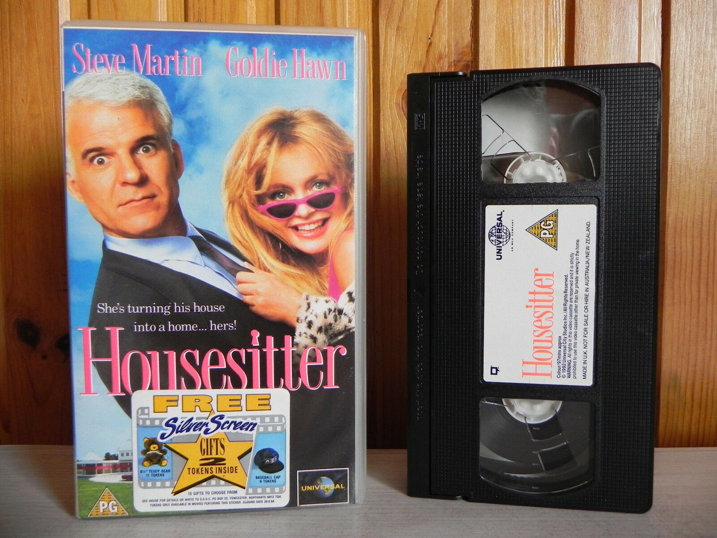 Housesitter - Universal - Romantic Comedy - Steve Martin - Goldie Hawn - Pal VHS-