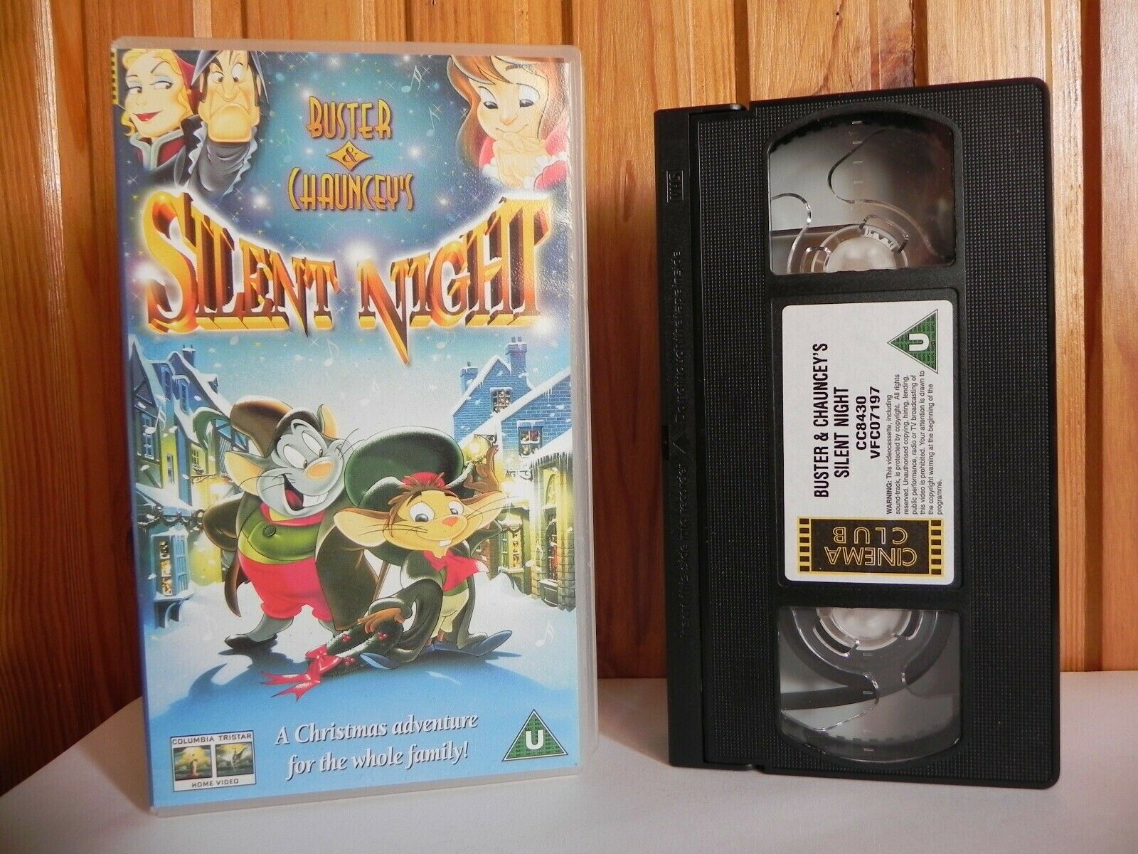Buster And Chauncey's Silent Night - Animated - Christmas Adventure - Kids - VHS-