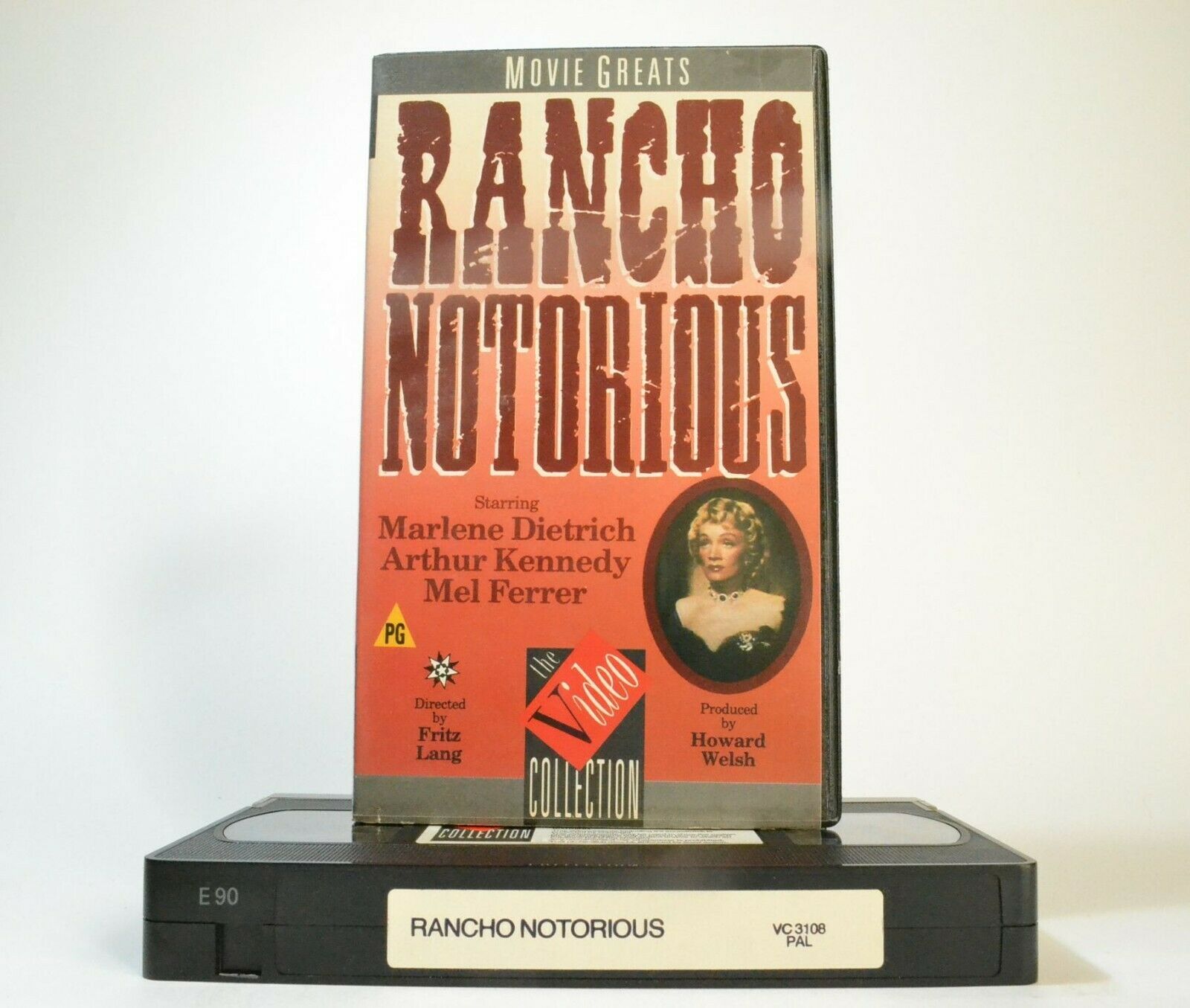 Rancho Notorious (1952) - Western - Marlene Dietrich / Arthur Kennedy - Pal VHS-