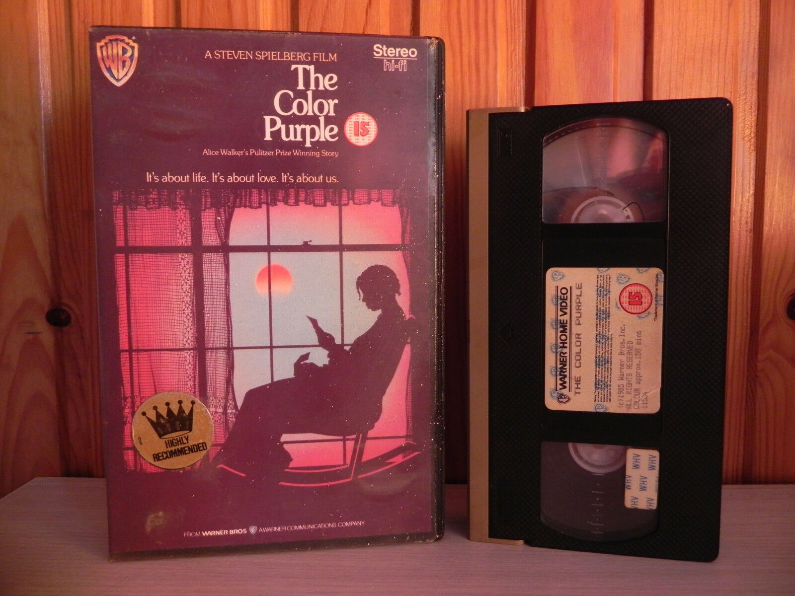 The Color Purple - Steven Spielberg - Warner - Rare - Large Box - Drama - VHS-