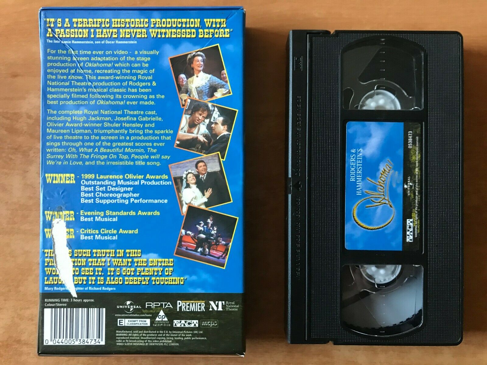 Oklahoma (Carton Box): Musical; [Rodgers & Hammerstein] Maureen Lipman - Pal VHS-