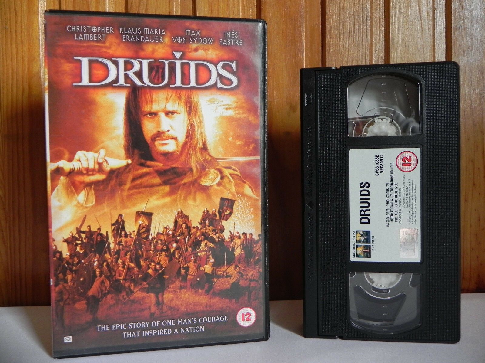 Druids - Columbia Tristar - Drama - Christopher Lambert - Large Box - Pal VHS-