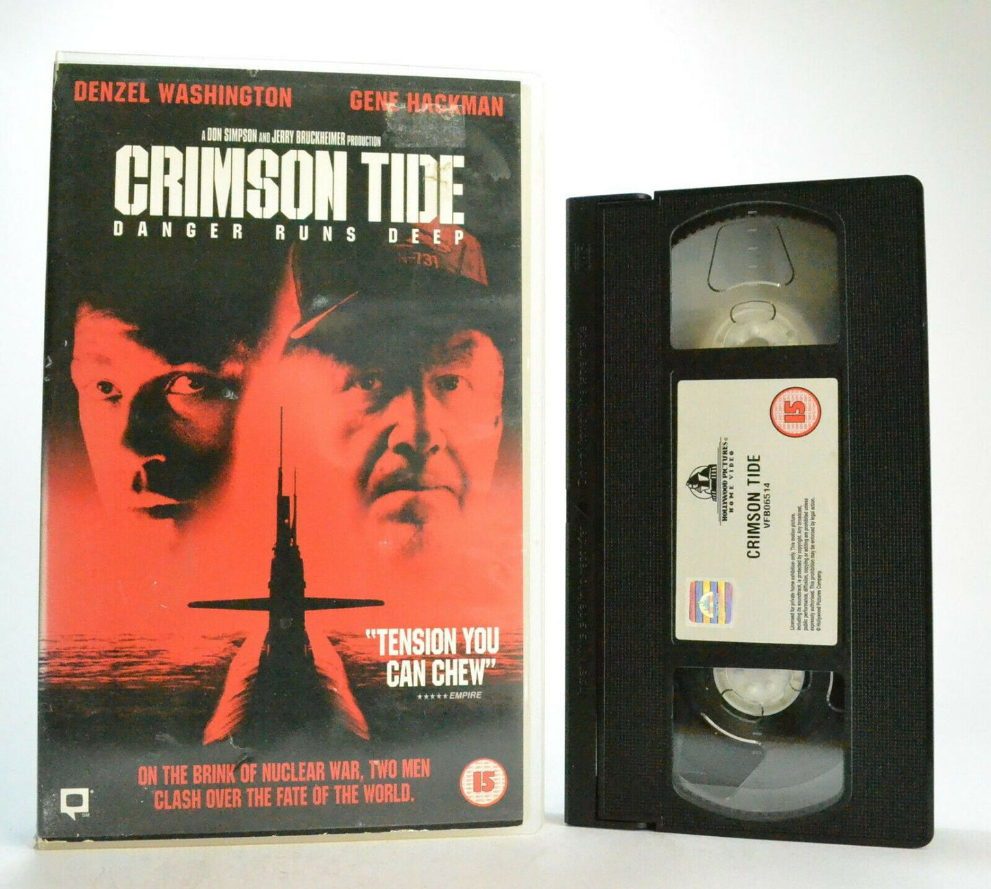 Crimson Tide: Gene Hackman - Large Box - Hollywood Pictures - Action - Pal VHS-