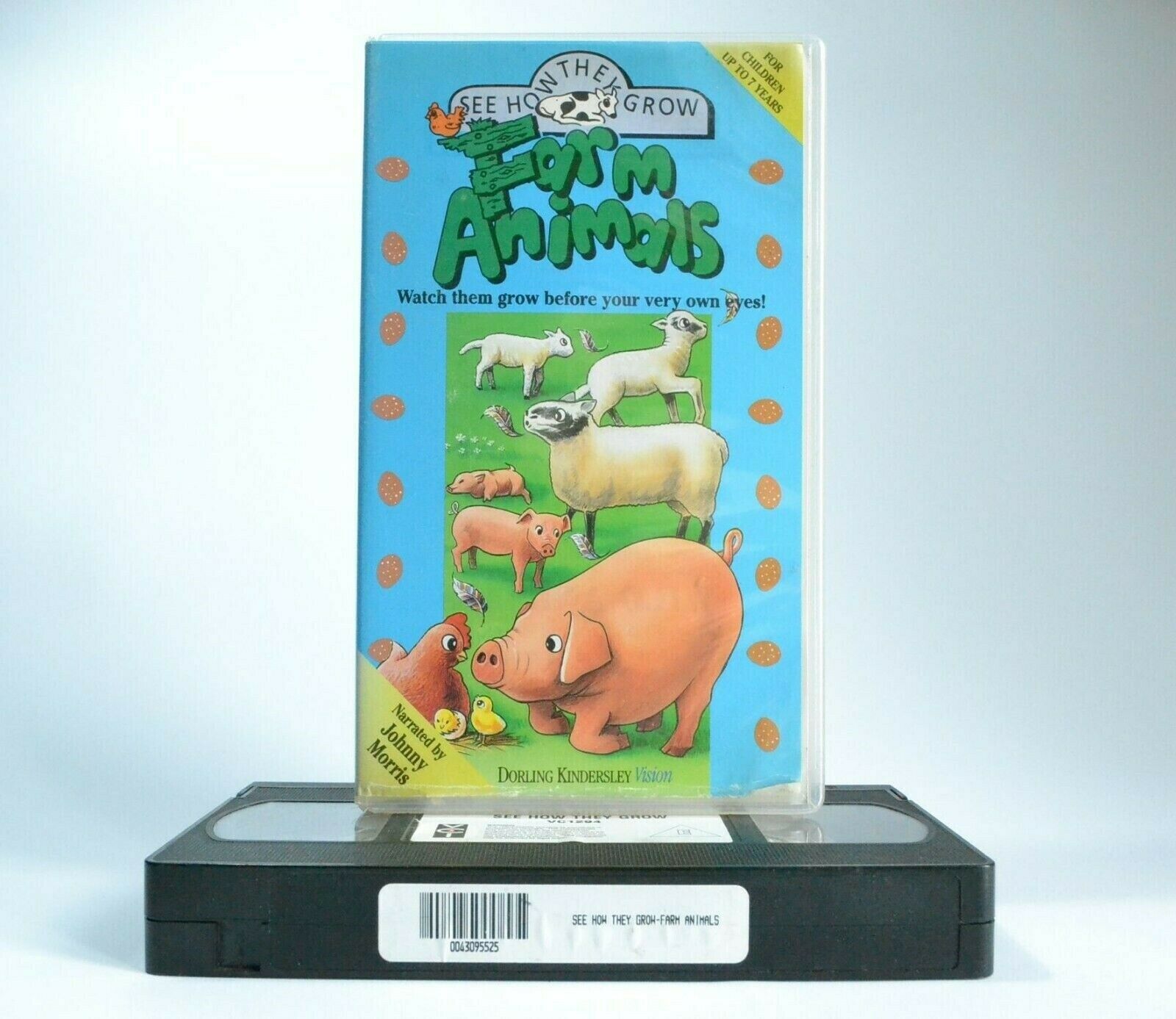 Farm Animals: Narrated By J.Morris - Educational - Natural History - Kids - VHS-