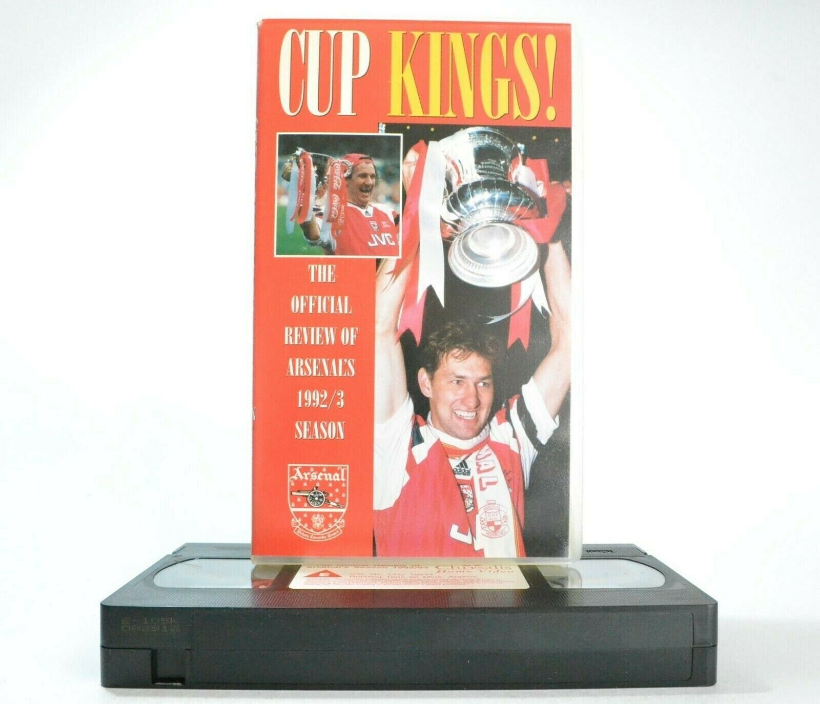 Cup Kings: Arsenal F.C. Season Review 1992/93 - FA Cup - Coca-Cola Cup - VHS-