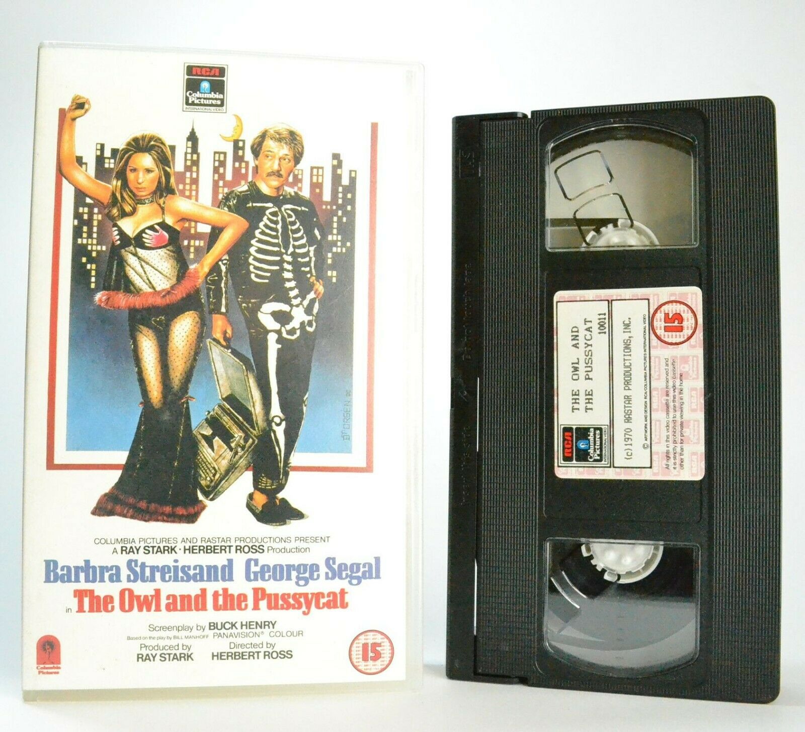 The Owl And The Pussycat: Romantic Comedy (1970) - B.Streisand/G.Segal - Pal VHS-