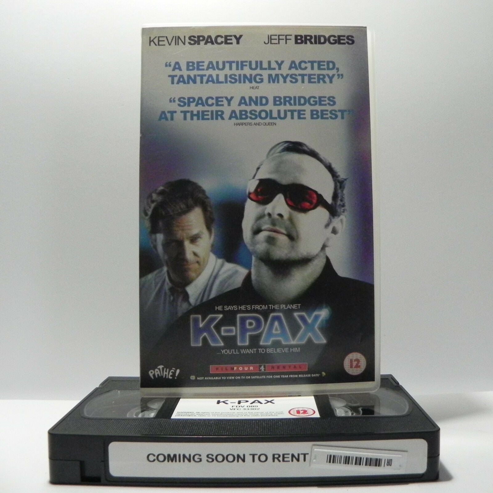 K-Pax - Large Box - Film Four - Drama - Kevin Spacey - Jeff Bridges - Pal VHS-