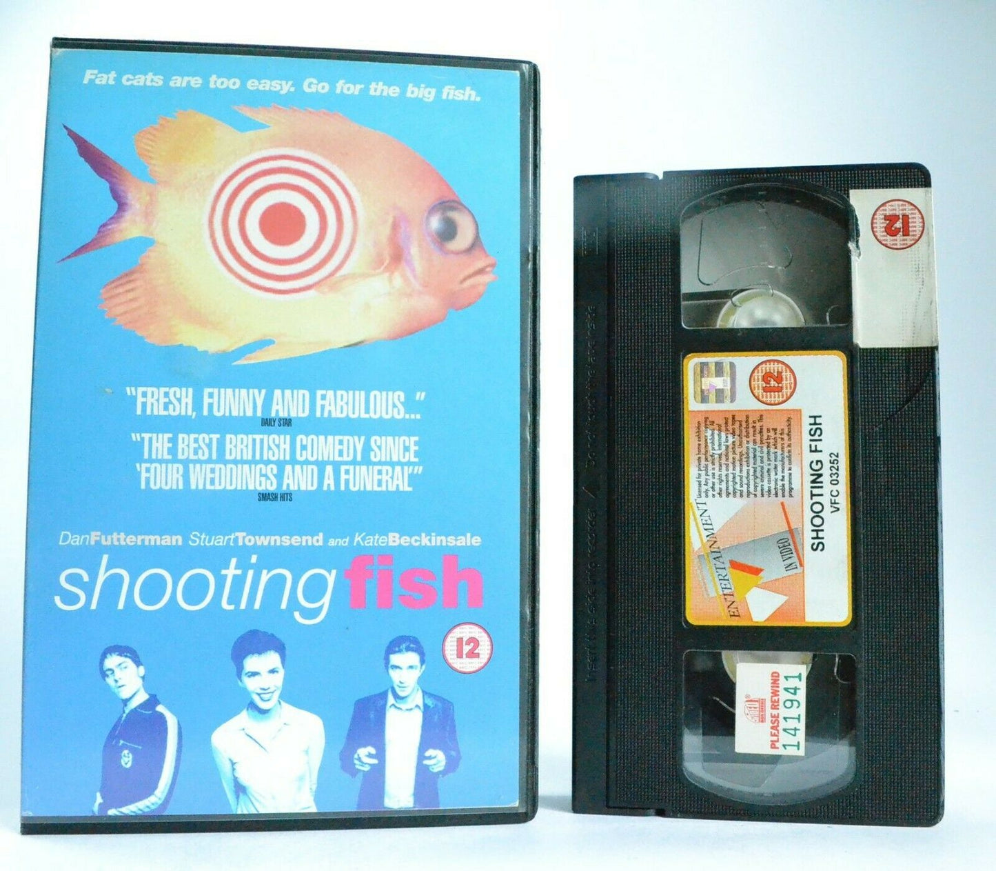 Shooting Fish: British Romantic Comedy - Large Box - Kate Beckinsale - Pal VHS-