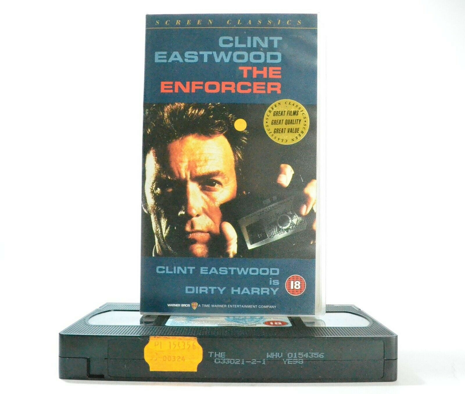 The Enforcer: 3rd "Dirty Harry" Film Series - Action Thriller - C.Eastwood - VHS-