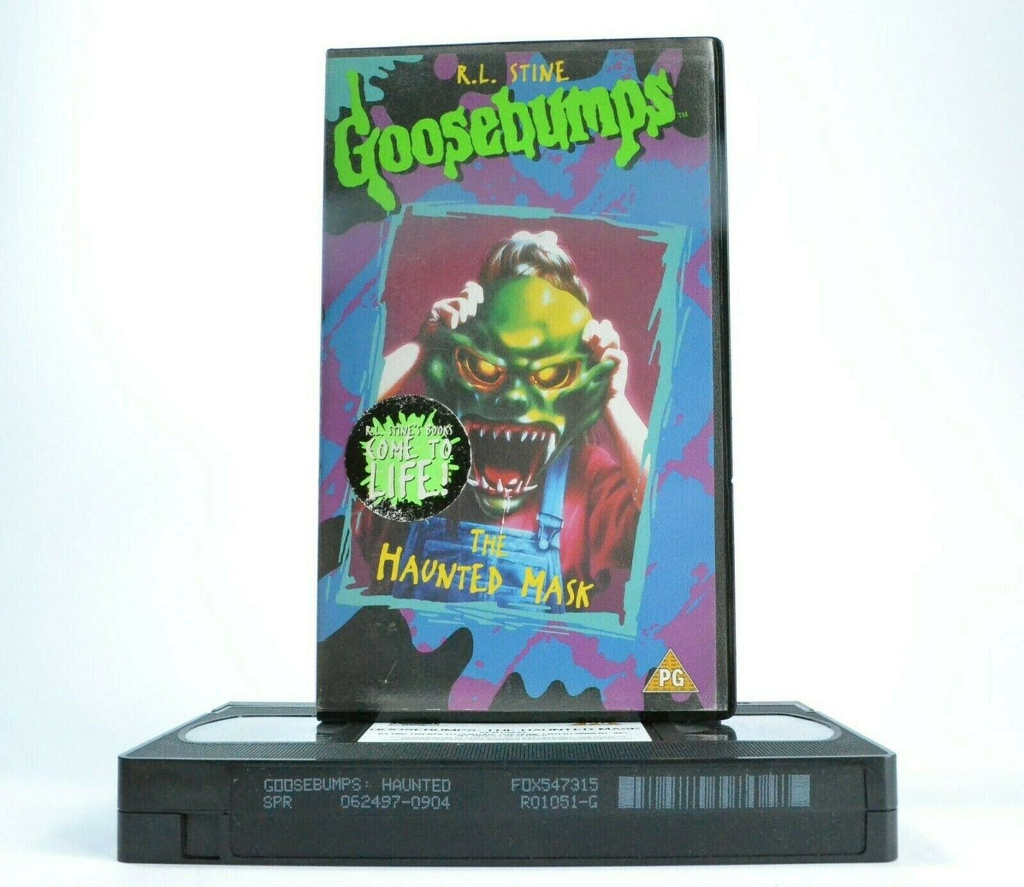 Goosebumps: The Haunted Mask (1997) - Halloween Adventure - Children's - Pal VHS-