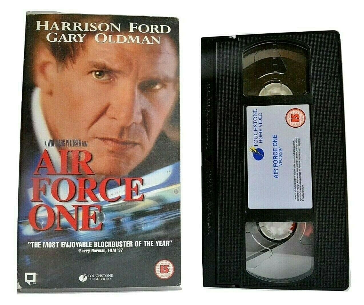 Air Force One: Political Action Thriller - Harrison Ford / Gary Oldman - Pal VHS-